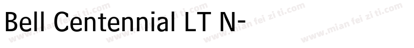 Bell Centennial LT N字体转换
